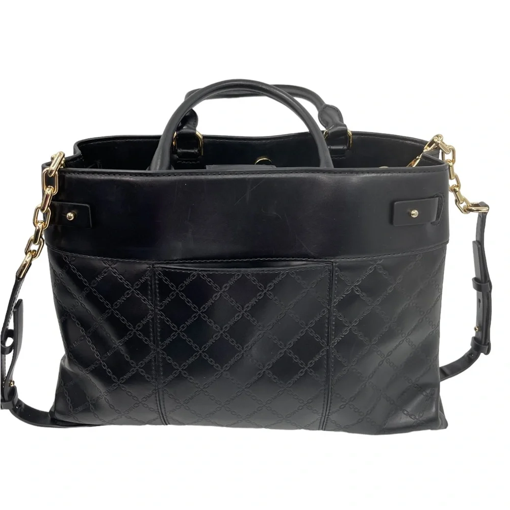 Michael Kors Gramercy Embossed Leather Satchel Bag